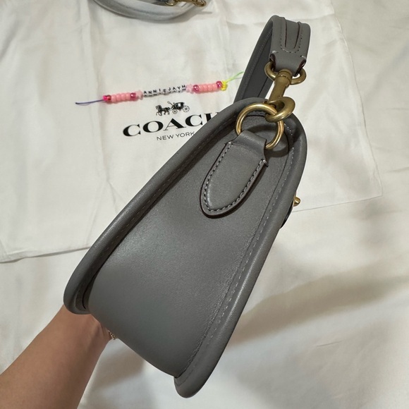 NEW w/o tags - Coach Swinger Bag Granite Gray (Regular Size Swinger) - Picture 4 of 6